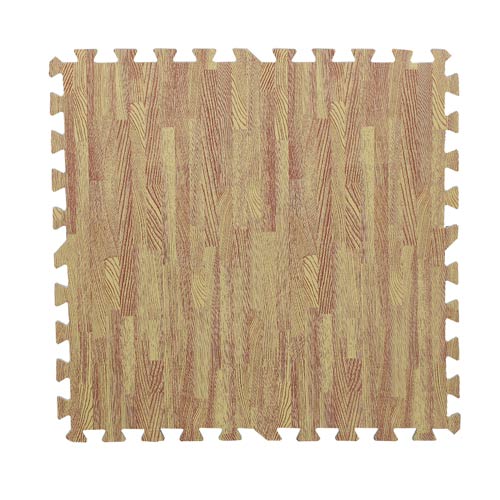 Wood grain kids mats